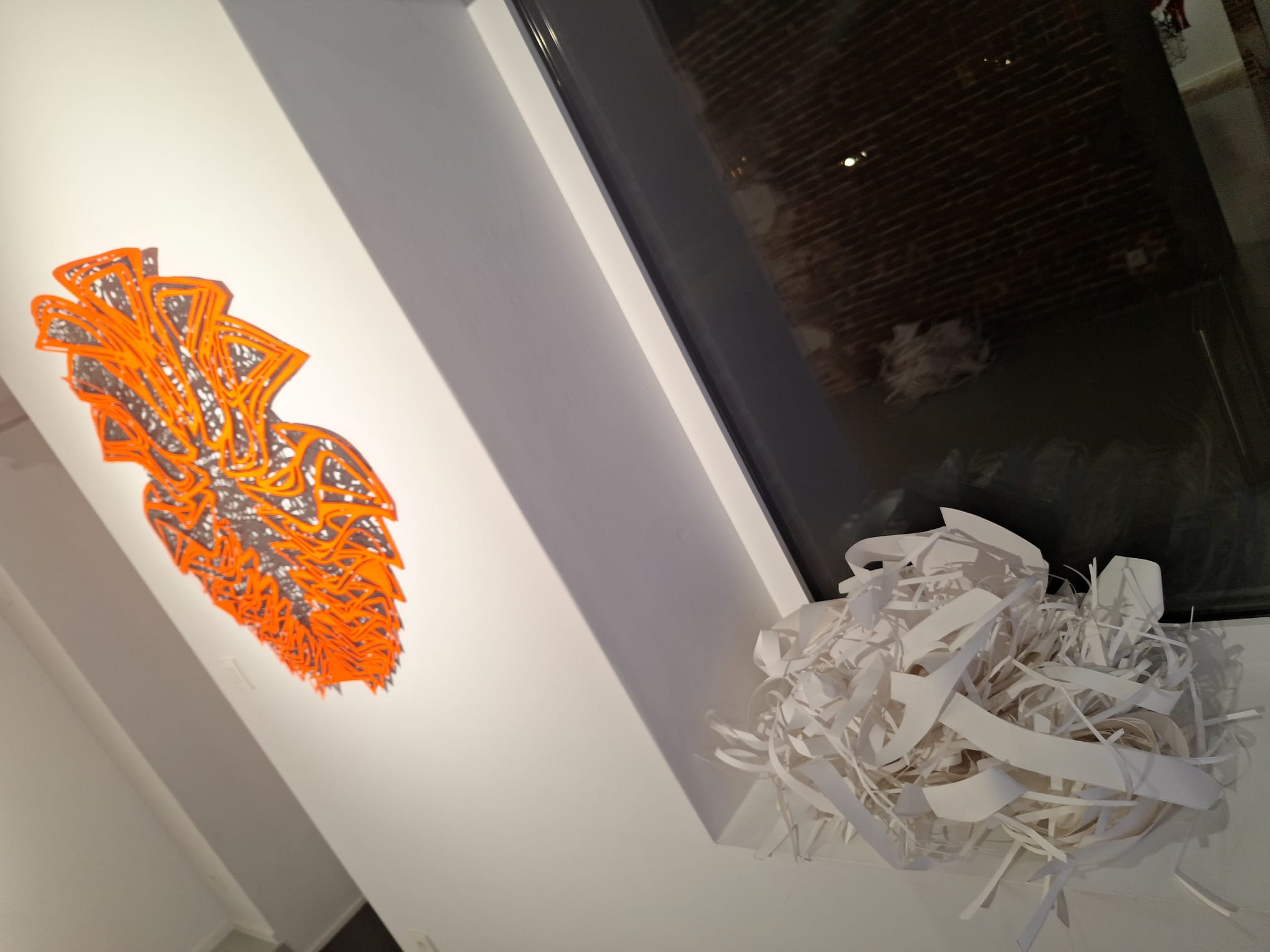 Sans titre (feuille orange) — Munana Gatera